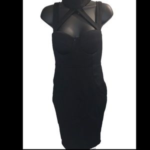 Black Fashion Nova Dress (NEW WITH TAGS)